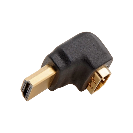 HDMI Male to Female Right Angle-Adapter