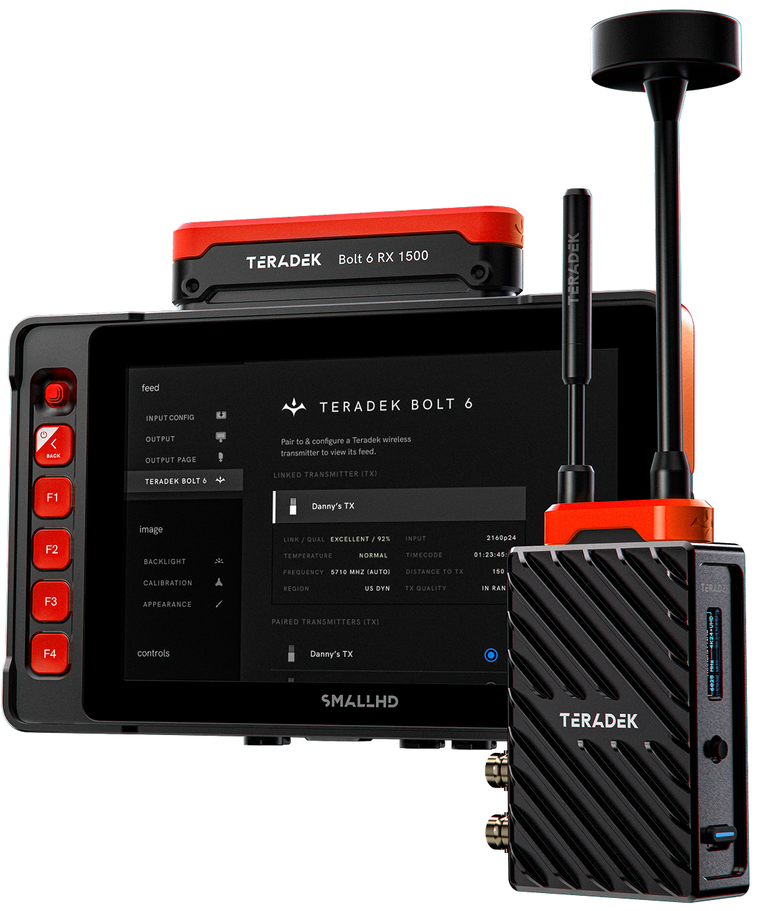 SmallHD Ultra 7 with built-in Teradek Bolt 6 Wireless Video Solution